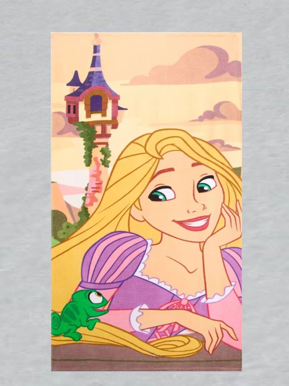Rapunzel Beach Towel Measutes 29 x 59 Inches